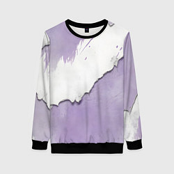 Свитшот женский Штукатурка и лавандовая краска, цвет: 3D-черный