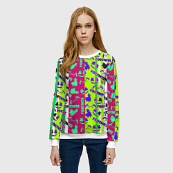 Свитшот женский Fortnite epic pattern, цвет: 3D-белый — фото 2