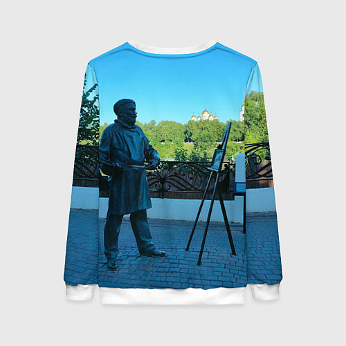 Женский свитшот Город Владимир / 3D-Белый – фото 2