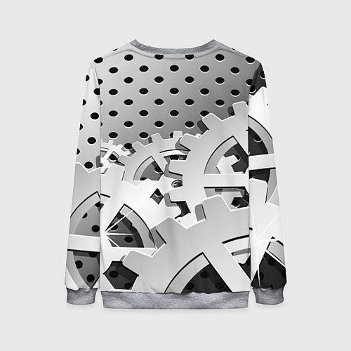 Женский свитшот Lexus carbon steel / 3D-Меланж – фото 2