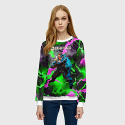 Свитшот женский Deadlock Kelvin, цвет: 3D-белый — фото 2