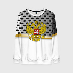 Женский свитшот Россия броня герб