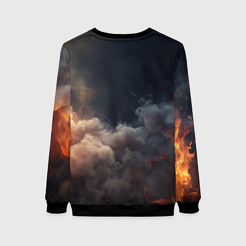 Женский свитшот Deadlock Seven / 3D-Черный – фото 2