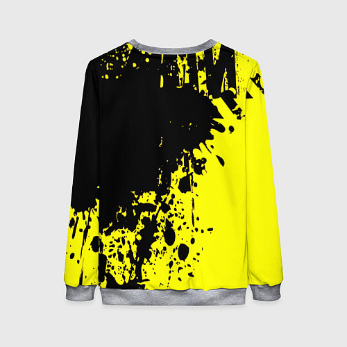 Женский свитшот Манчестер Юнайтед краски / 3D-Меланж – фото 2