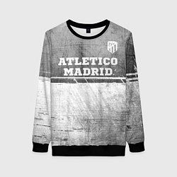 Женский свитшот Atletico Madrid - grey gradient посередине