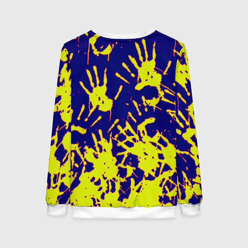 Женский свитшот Cyberpunk 2077 hands / 3D-Белый – фото 2