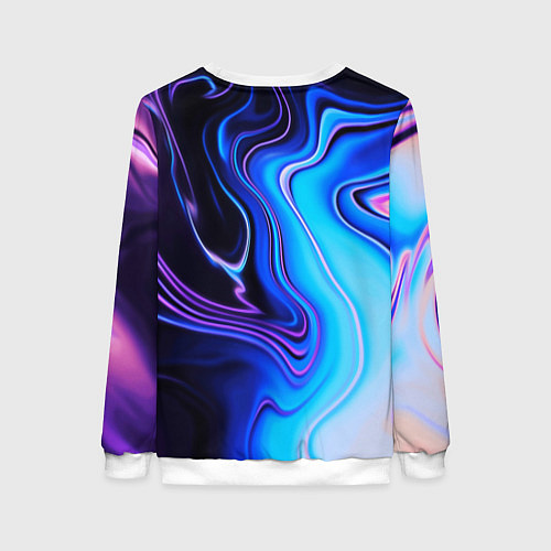 Женский свитшот Abrupt neon colors / 3D-Белый – фото 2