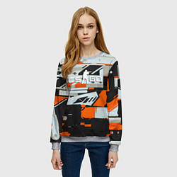 Свитшот женский Asimov cs go, цвет: 3D-меланж — фото 2