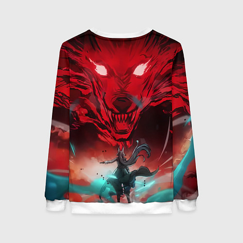 Женский свитшот Honkai Star Rail Feixiao / 3D-Белый – фото 2