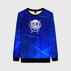 Женский свитшот Motorhead blue poly