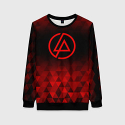 Женский свитшот Linkin Park red poly