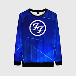 Женский свитшот Foo Fighters blue poly