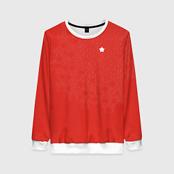 Женский свитшот Паттерн Пенроуза красный
