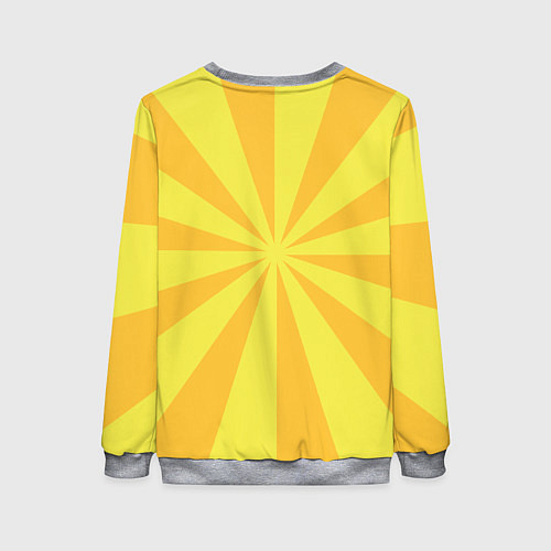 Женский свитшот Руки вверх компакт диск / 3D-Меланж – фото 2