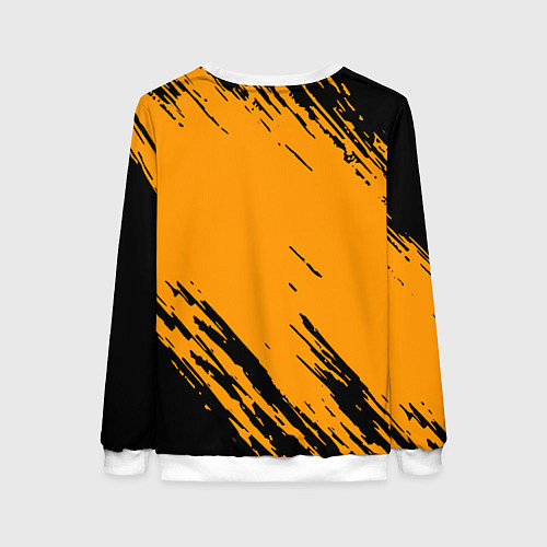Женский свитшот Black desert краски абстракция / 3D-Белый – фото 2