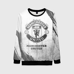 Женский свитшот Manchester United - white gradient