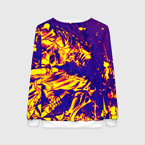 Женский свитшот Darksouls рыцарь / 3D-Белый – фото 2