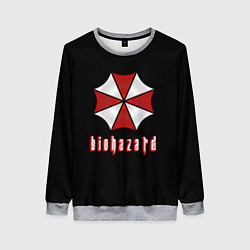 Свитшот женский Biohazard logo, цвет: 3D-меланж