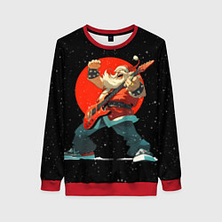 Женский свитшот Рокер Дед Мороз