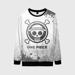 Женский свитшот One Piece - white gradient