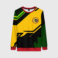 Свитшот женский Serious Sam geometry, цвет: 3D-красный