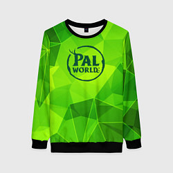 Женский свитшот Palworld green poly