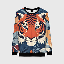 Женский свитшот Тигр яркие контрасты