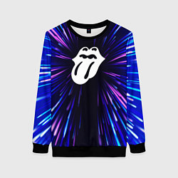 Женский свитшот Rolling Stones neon energy