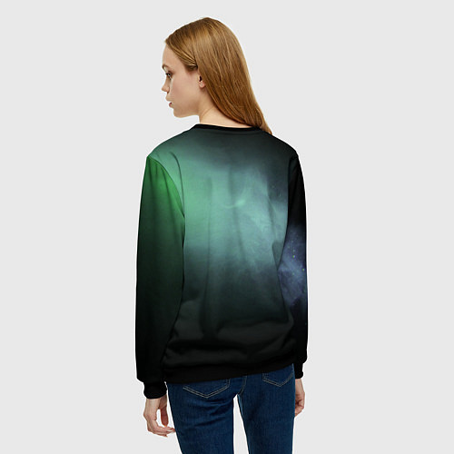 Женский свитшот Харли и Джокер / 3D-Черный – фото 4