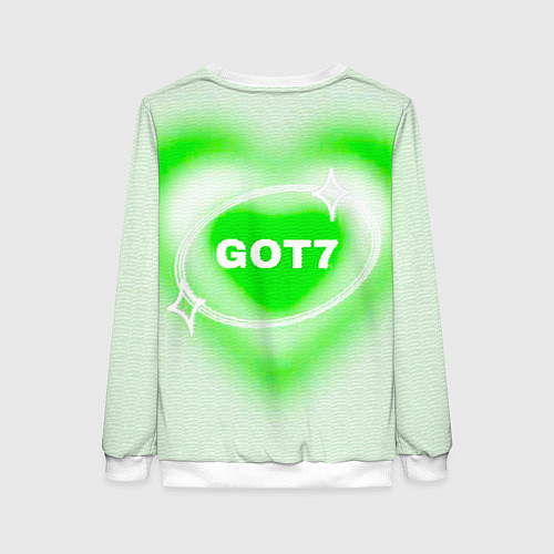 Женский свитшот Got7 сердце / 3D-Белый – фото 2