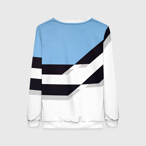 Женский свитшот PUBG geometry steel / 3D-Белый – фото 2