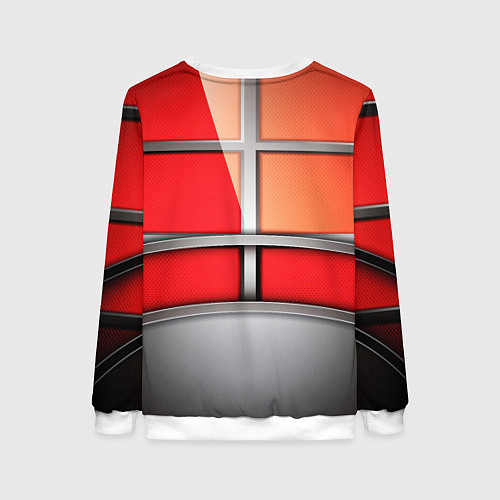 Женский свитшот Lexus carbon car / 3D-Белый – фото 2