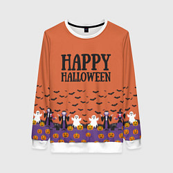 Женский свитшот Happy Halloween pattern