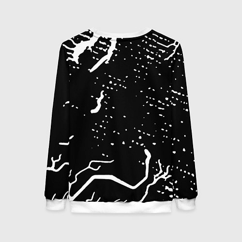 Женский свитшот Doom шторм краски / 3D-Белый – фото 2