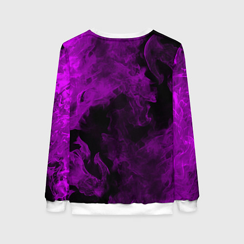 Женский свитшот Farcry neon fire / 3D-Белый – фото 2