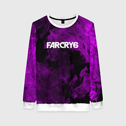 Свитшот женский Farcry neon fire, цвет: 3D-белый