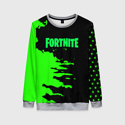 Свитшот женский Fortnite краски звезды, цвет: 3D-меланж