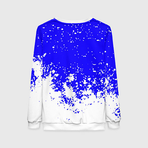 Женский свитшот Quake краски брызги / 3D-Белый – фото 2