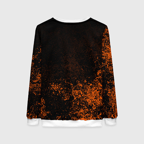 Женский свитшот RUST брызги красок лого / 3D-Белый – фото 2