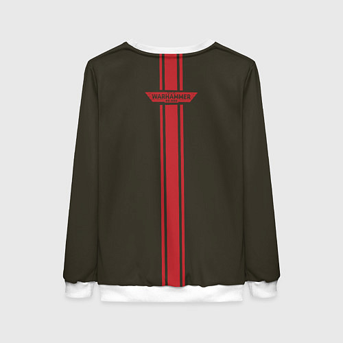 Женский свитшот Орк воин Warhammer / 3D-Белый – фото 2