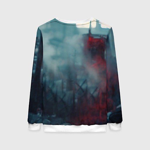 Женский свитшот Stalker 2 зараженная зона / 3D-Белый – фото 2