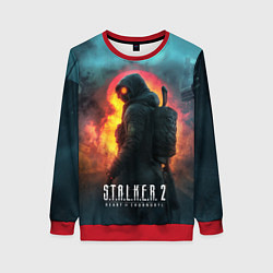 Женский свитшот Stalker 2 радиоактивный дым