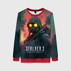Женский свитшот Stalker 2 радиоактивный дым