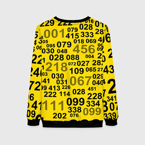 Женский свитшот Fallout pattern symbol / 3D-Черный – фото 2