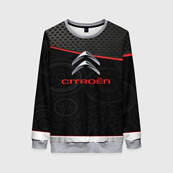 Свитшот женский Citroen auto car, цвет: 3D-меланж