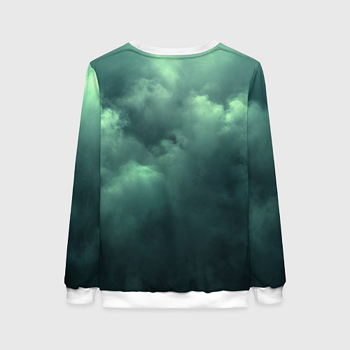 Женский свитшот Stalker в тумане / 3D-Белый – фото 2