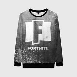 Женский свитшот Fortnite - grey gradient