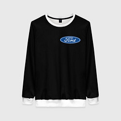 Свитшот женский FORD logo auto, цвет: 3D-белый