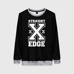 Женский свитшот Straight edge SXE