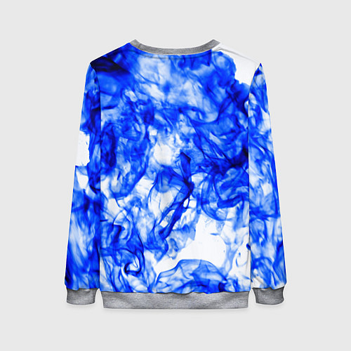 Женский свитшот Portal 2 flame blue / 3D-Меланж – фото 2